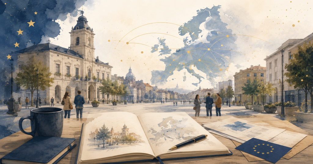Inicio 1 Europa sin atril, proyecto editorial para explicar Europa de tú a tú.